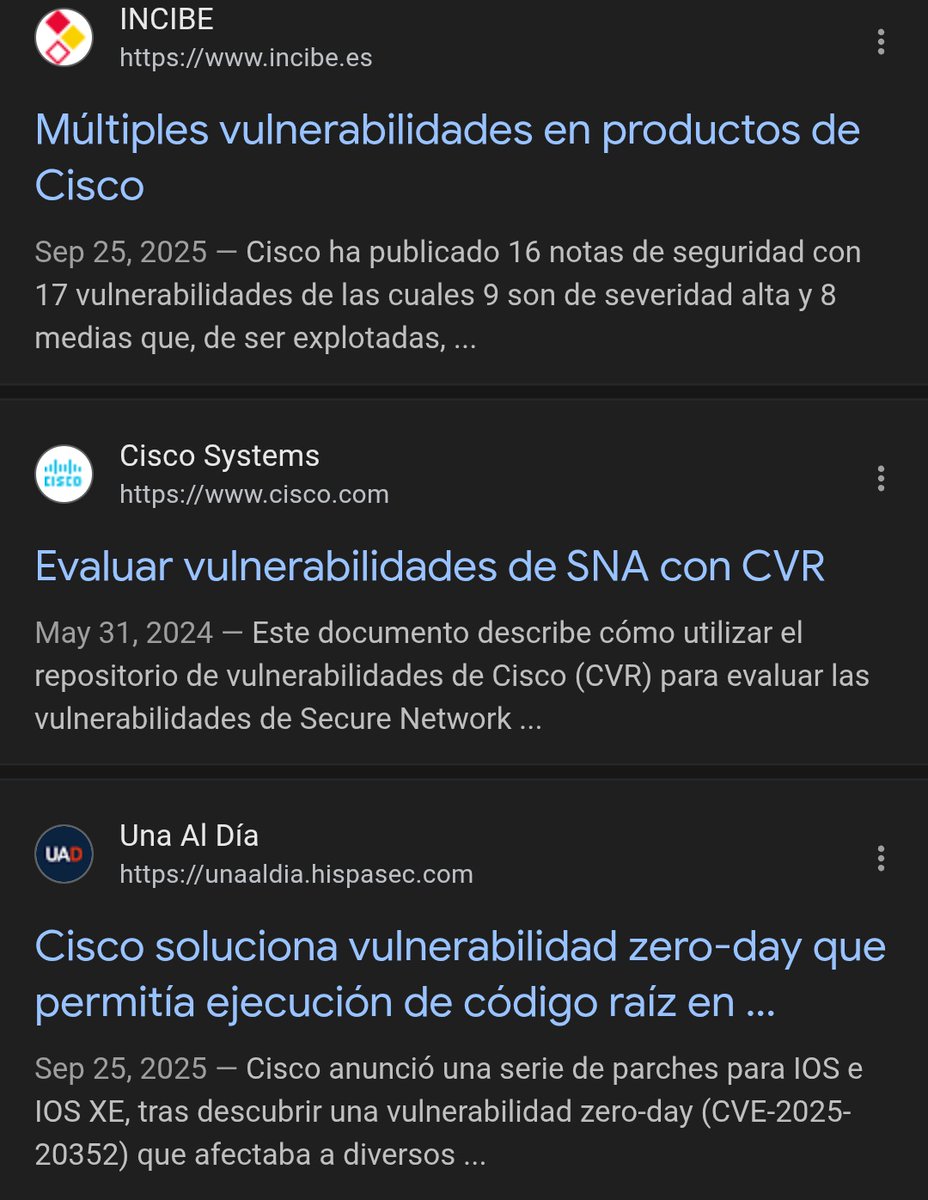 CharlieRAnimaMX's tweet image. Es demasiado curioso que el hackeo sale anunciado a poco menos de 1 mes desde que se dió a conocer que Cisco tenía vulnerabilidades Zero-Day graves.
El que sean Financiadas por estados no seria de sorprender.
Pero tampoco que sea un patch Tuesday exploit Wednesday desesperado