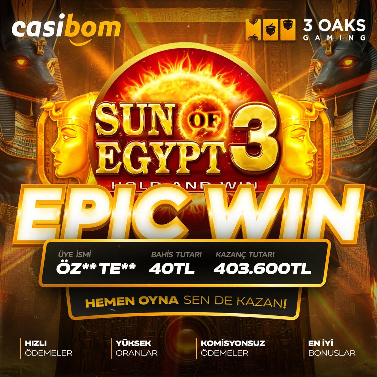 Kazançlarınızı güvenle artırmak için Casibom’un güçlü alt yapısına güvenin! 🔐
[ t.ly/casibomaktif ]
#GüçlüAltyapı #Kazanç