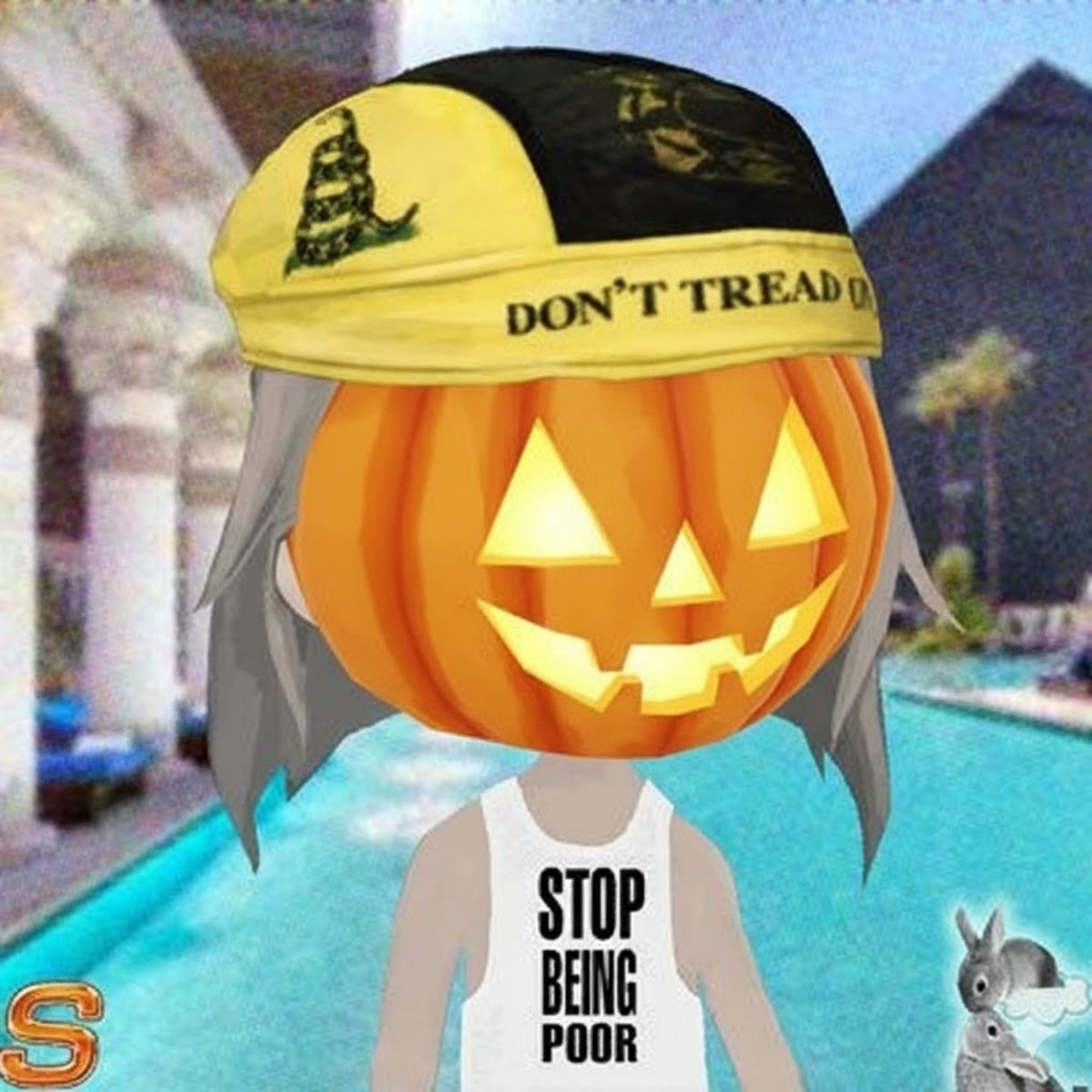 SlerfDev's tweet photo. $PFP - Pumpfun Pumpkin Cult  

Generate a Jack O Lantern PFP and join the cult!  

Copy and paste the prompt below into GOOGLE GEMINI, WITH YOUR PFP ATTACHED !  

A low-poly 3D Nintendo-style jack-o'-lantern mask, perfectly fitted over the face of the character in the user's profile picture. The character's eyes and mouth are clearly visible through the carved holes of the jack-o'-lantern, as if they are wearing it as a mask. The background is the original profile picture.