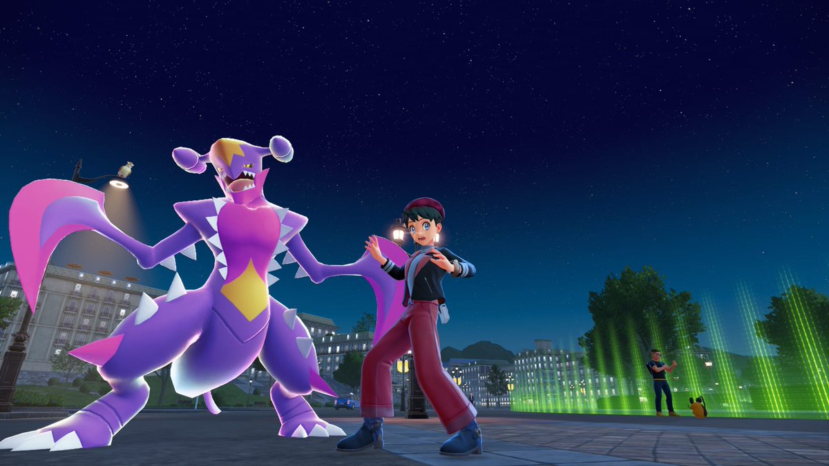 I guess I deserved a lucky day: I Shiny hunted in Wild Zone 20 for a Chikorita. Well, I didn't get it, but instead I got this bad boy. Say hello to Mega Shiny Alpha Garchomp! 😁