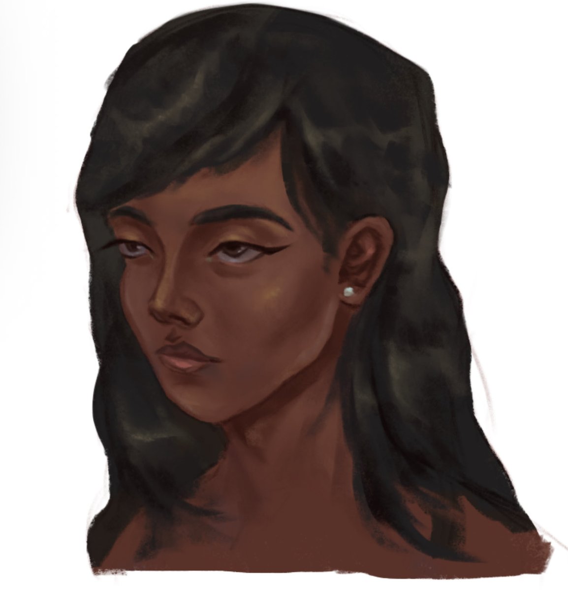 chrstrinity's tweet image. How I draw pretty women #procreate #digitalart #artmoots