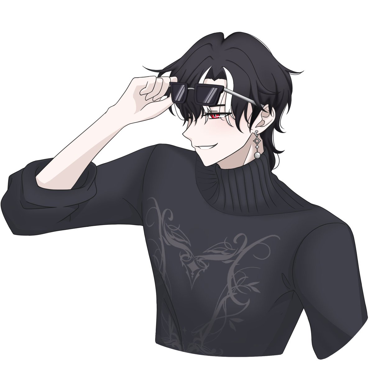 A quick drawing of the vamp before I sleep
#Lunography