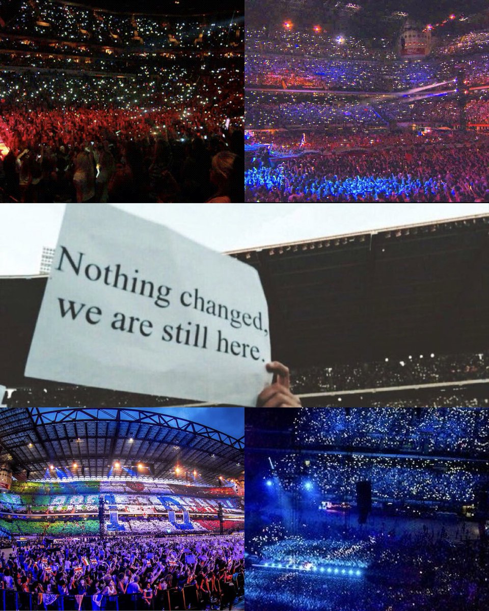 “don’t forget us”                    we never did