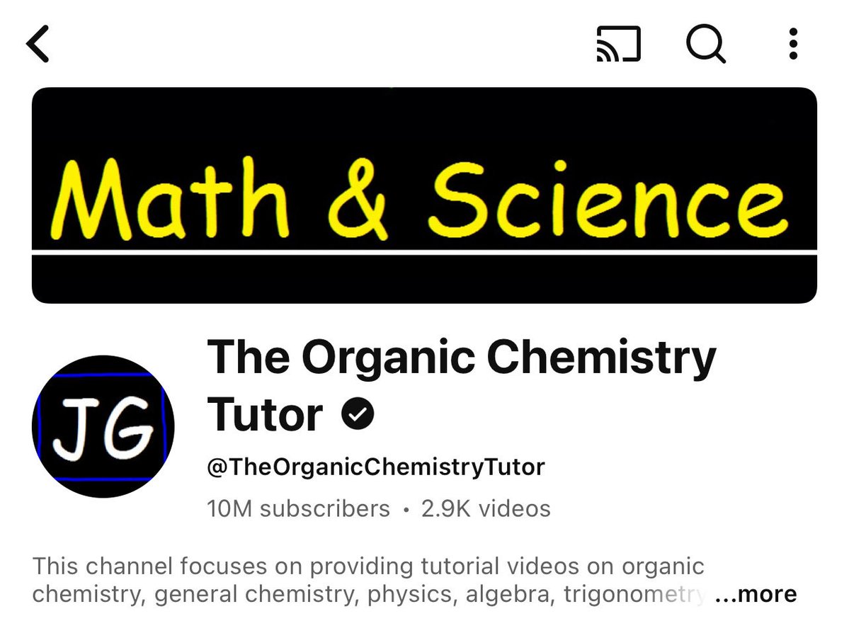 curious_ladyyy's tweet image. youtube.com/@theorganicche…
على فكرة هاي القناة مفيدة ومهمة وشرحه منظم ومرتب ومفهوم وتناسب المبتدئين بالـ:
- Statistics
- Trigonometry
- Complex numbers
- Logarithmic formulas
- Binomial series
والكثير والكثير