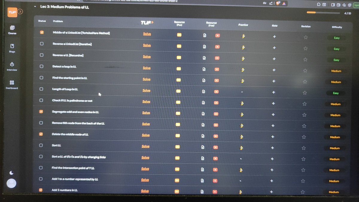 RanvijayCodess's tweet image. Day 60 of #100DaysofCode
Day 11 of #TUFWinterArc 
- Solving medium problems on linked list
-Developement in night