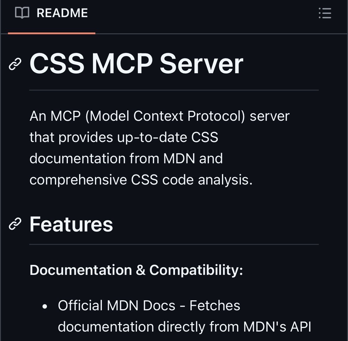 CSS MCP Server