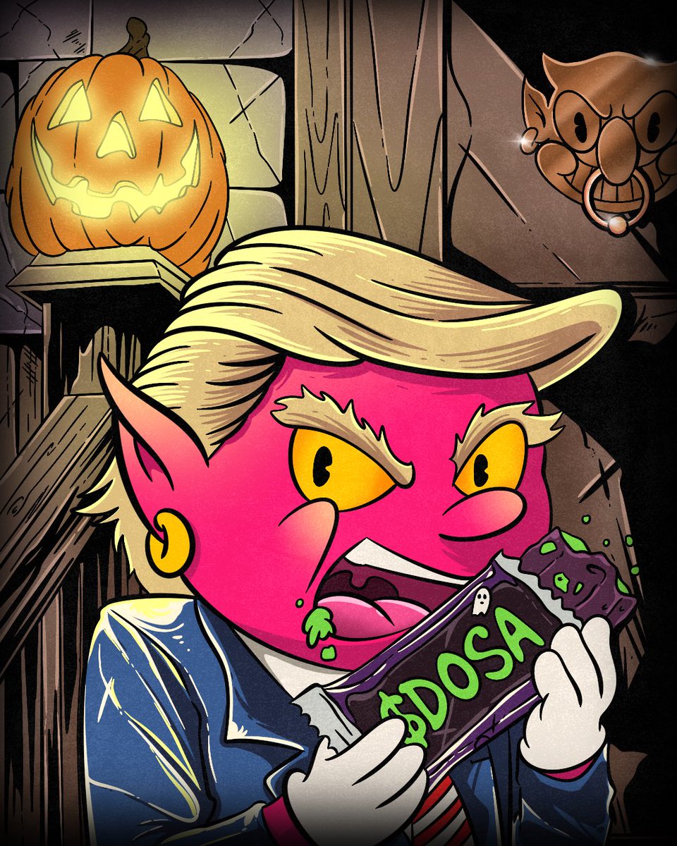Dosa (@dosa_coin) on Twitter photo Please don’t bother me with your raisins and fun sized candies. Give me the real deal. That sugar, that rush, that high. 
$DOSA is different. 
Only the best when you knock on my door. Full-size candy bars. The best treats. Everybody knows it. 
10-31-25
200 supply
Public
😈 Please don’t bother me with your raisins and fun sized candies. Give me the real deal. That sugar, that rush, that high. 
$DOSA is different. 
Only the best when you knock on my door. Full-size candy bars. The best treats. Everybody knows it. 
10-31-25
200 supply
Public
😈