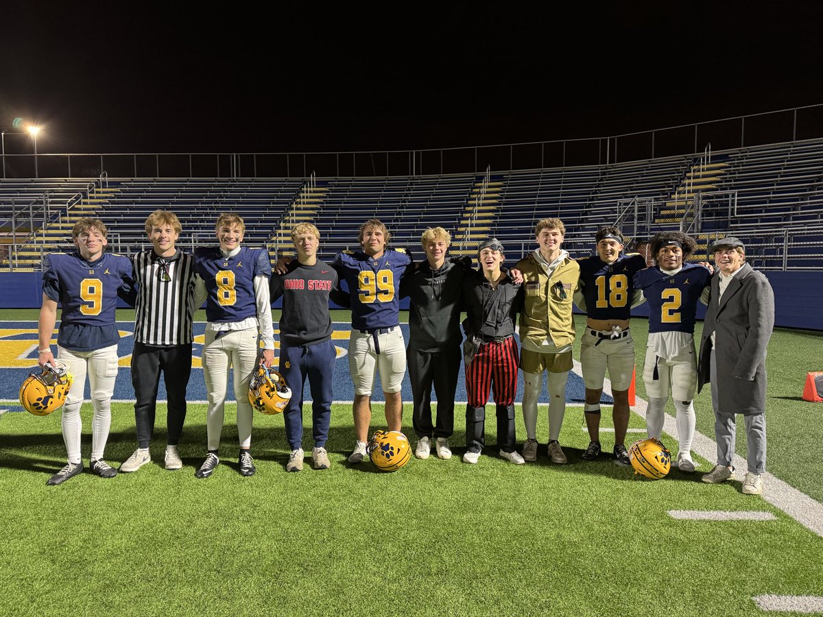 Last night marked the end of my high school football journey. I gave it everything I had. The countless hours with my teammates built more than just a team, we built a brotherhood. I wouldn’t trade it for anything.

#AMDG #18Out