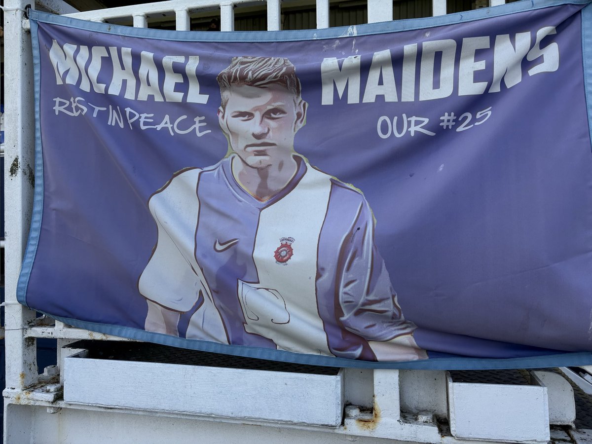 Final thing on the game today, so fitting that we did it for him. Forever our #25. Up the Pools.