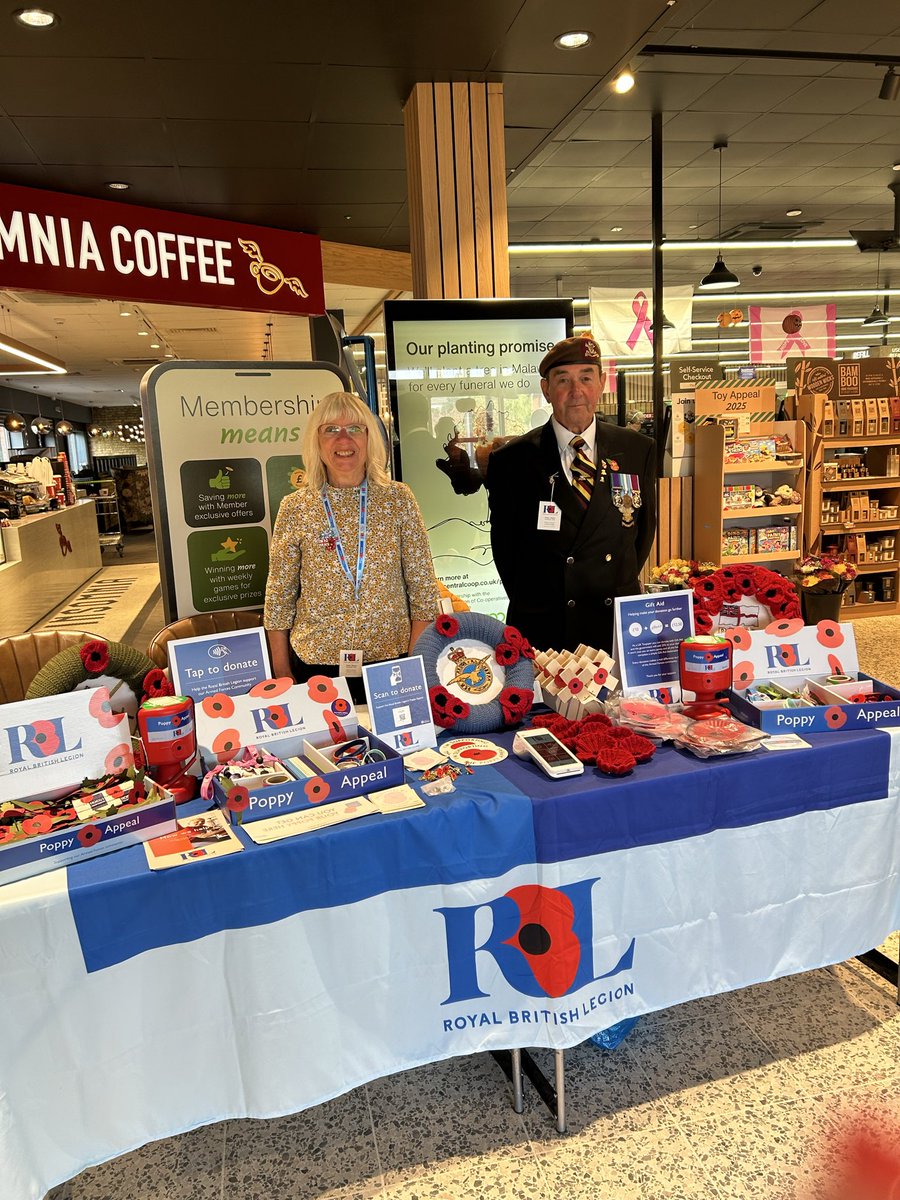 BillysBetty's tweet photo. A couple of photos of our local poppy appeal and our amazing volunteers. We’ve had a busy three days. Ready to do it all again tomorrow @PoppyLegion #poppyappeal #lestweforget #remembrance https://t.co/VQTFqgxSFp
