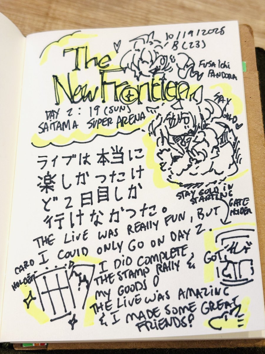 Final notes 📝 from Uma live