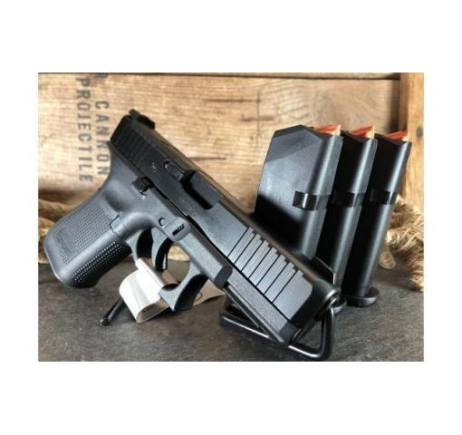 Friends - This factory rebuilt Glock 19 G5 arrives with full factory warranty as new!  Find it on our auction site today at starting bid of $100!!  Remember our 10% down, 10-payment, Marriage-Saver (TM) layaway is here for you for $10 additional if it helps!  Check it out and