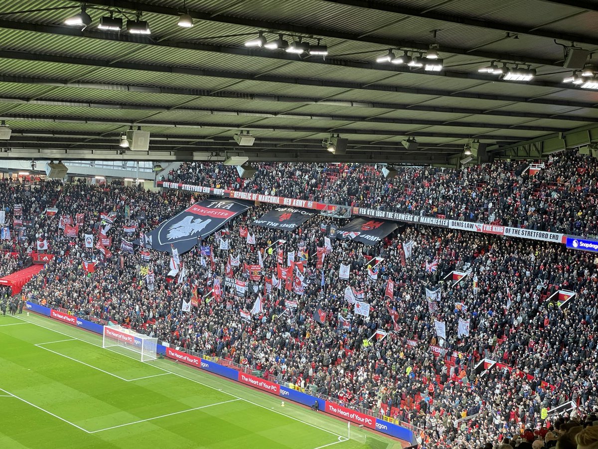 Telling that even when comfortably leading Brighton en route to yet another consecutive league win, it’s still punctuated by a crescendo of “We Want Glazers Out.” Contrary to media/rival fan narrative, MUFC campaign against the owners carries on the same regardless of any success