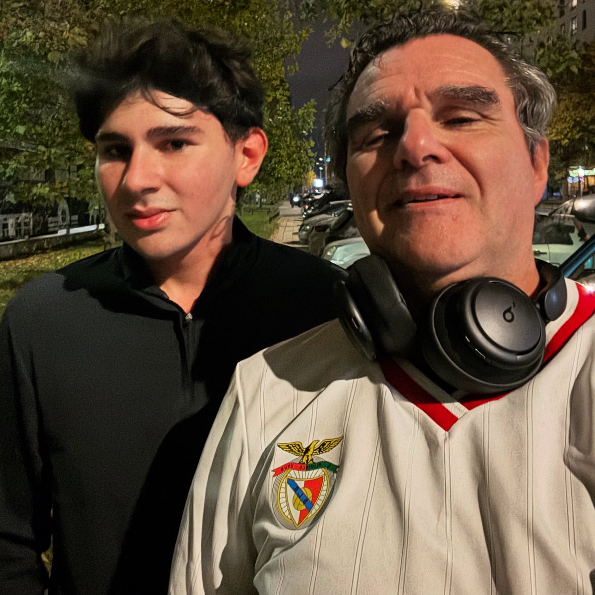 A correr em Varsóvia com #BenficaAcimaDeTudo