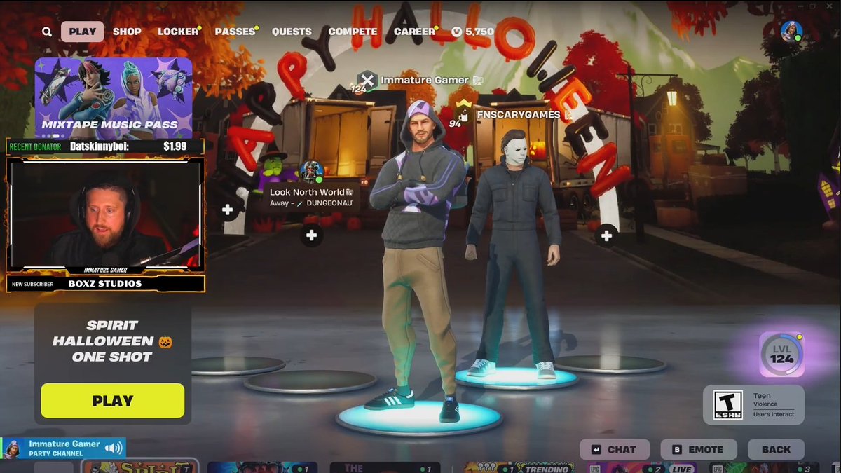 Giggila's tweet photo. Perfect for Halloween its @FNSCARYGAMES 

Spirit Halloween One Shot

Code: 7065-2550-8702
Partnered with Spirit https://t.co/D5pRqtdIhx