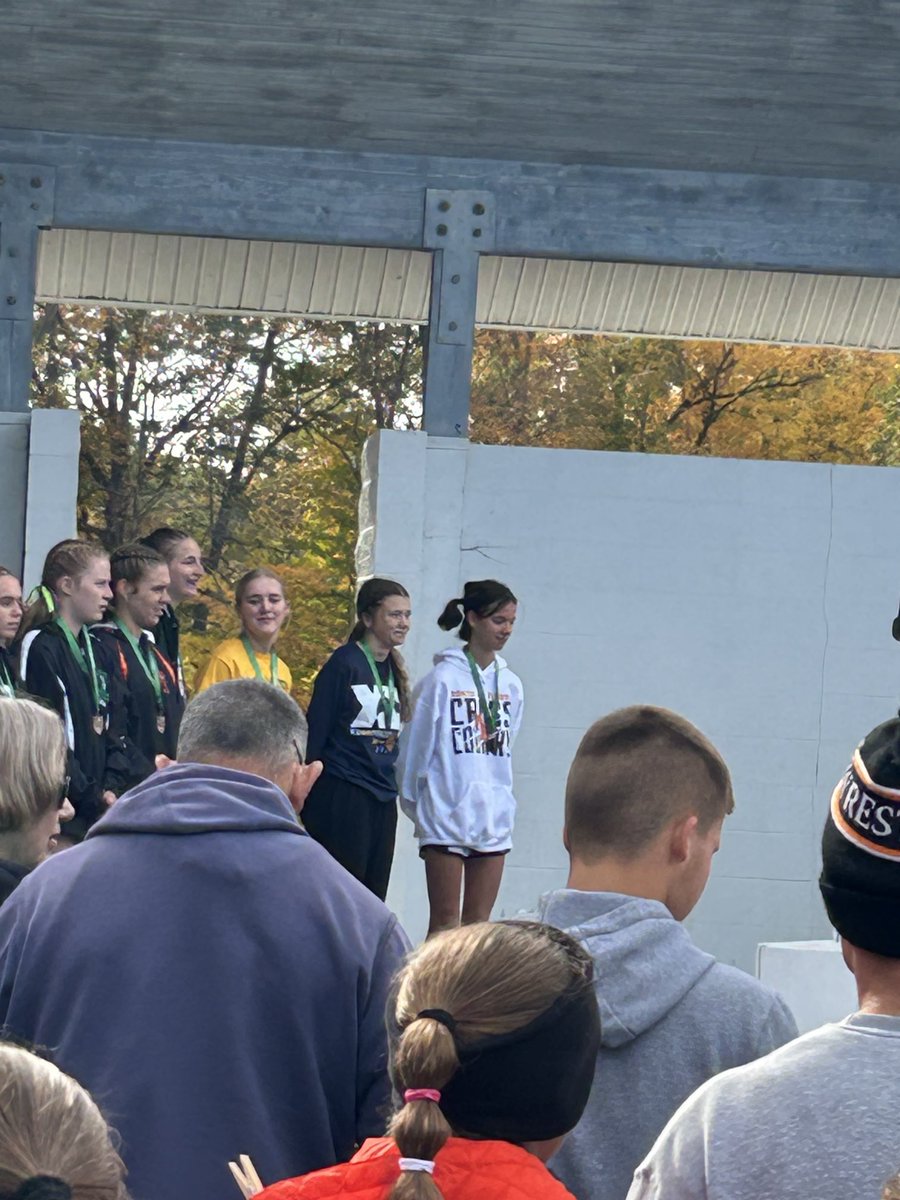Your 1st ever NBCC state qualifiers! Ady Reynolds and Maddie Stuff.  They finished 25th and 33rd today, both Medaling today at Regionals. #NBProud