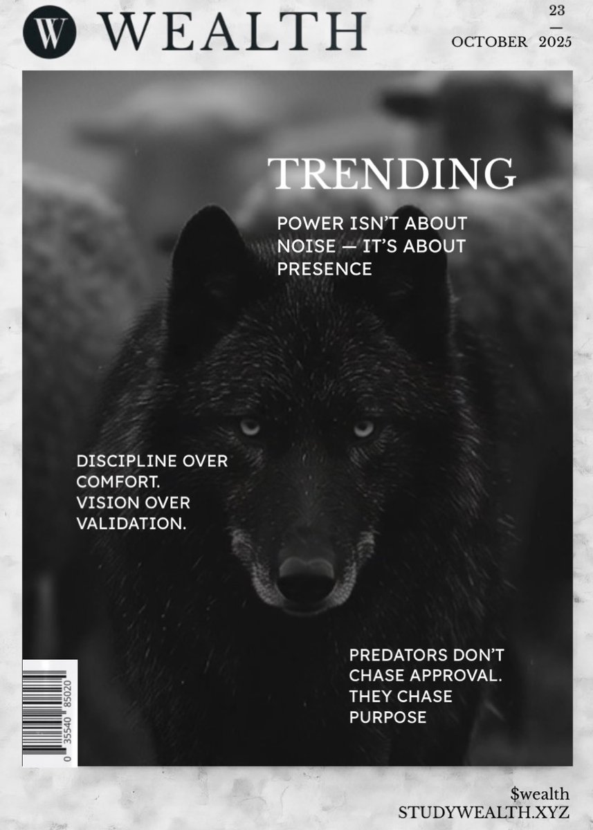 Are you a wolf or a sheep?

$wealth