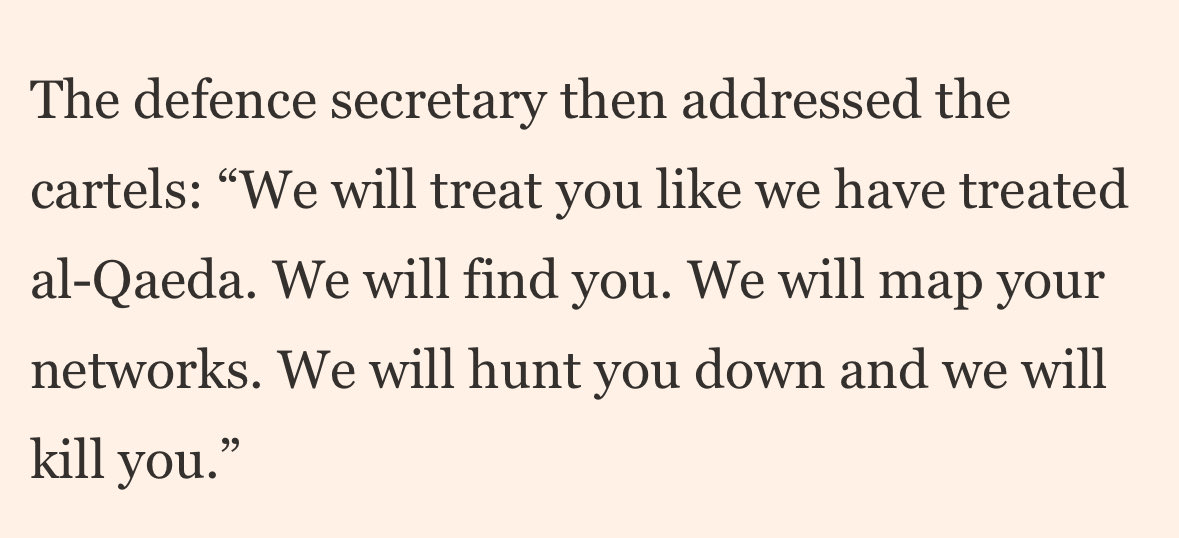 Don’t hold your breath for much introspection over the obvious reality that the decades-long bipartisan war on terror legitimated the idea that the president of the United States can kill whoever the fuck he wants with impunity.