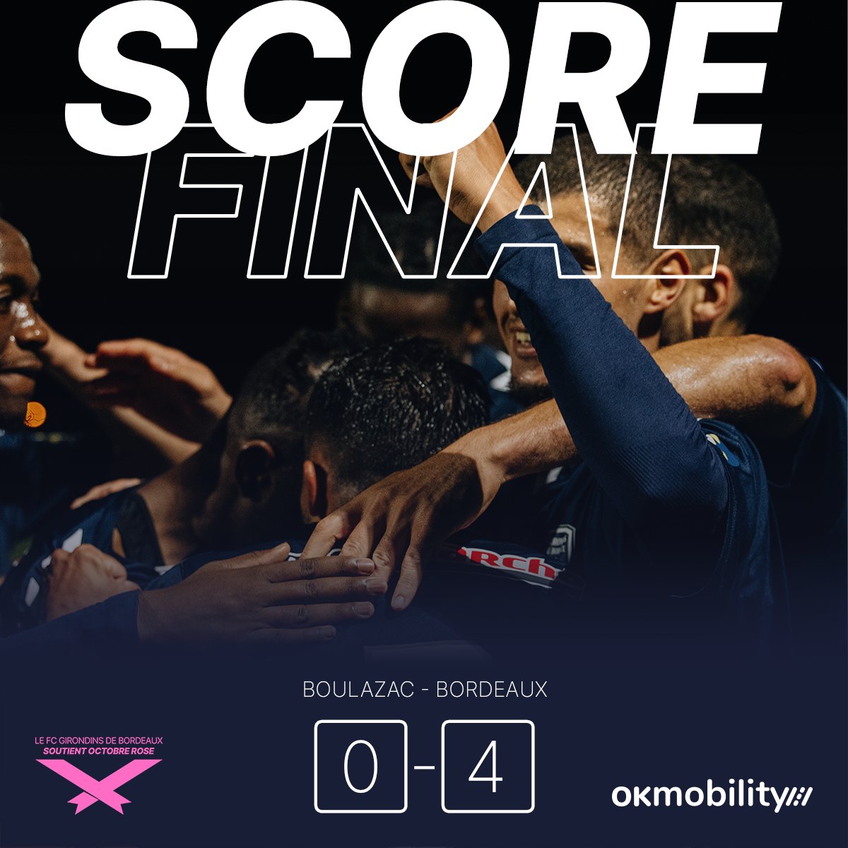 𝙑𝙄𝘾𝙏𝙊𝙄𝙍𝙀 💙🤍

Tenus en échec à la mi-temps, les bordelais ont accéléré en deuxième période pour décrocher une qualification logique ✅

#ESBFCGB #AllezBordeaux