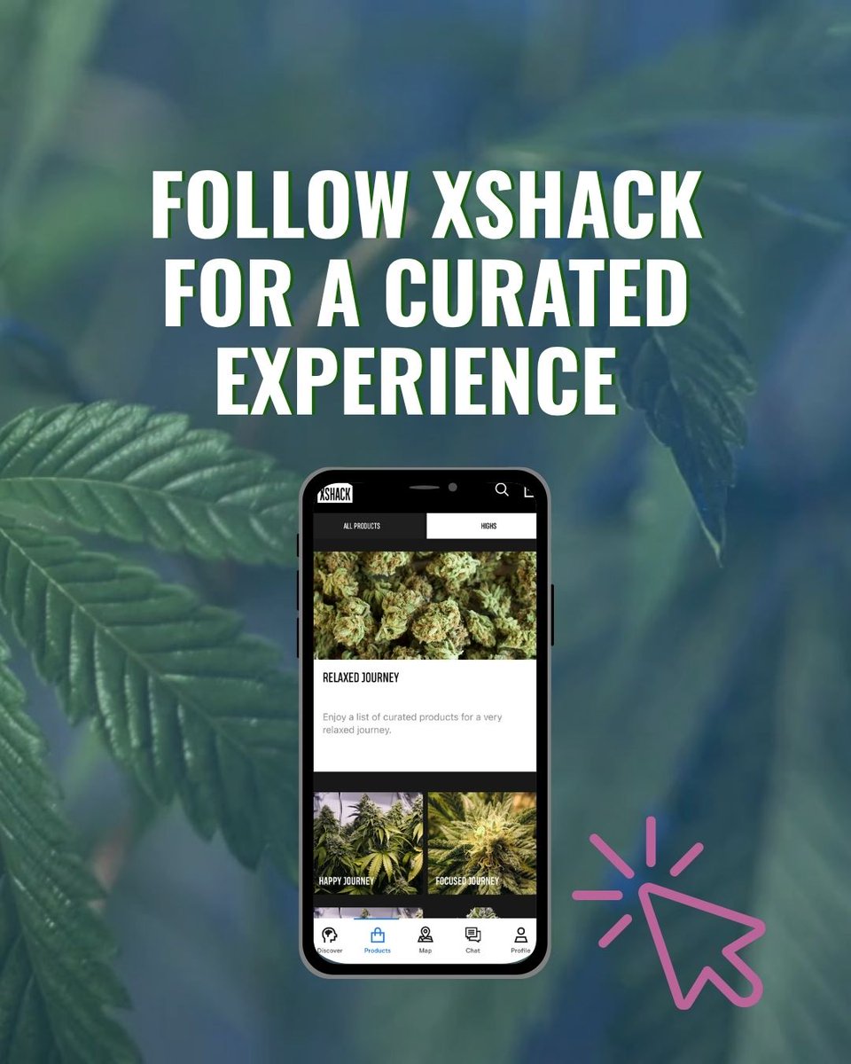 xshackai's tweet photo. Meet XShack — your personal budtender that learns your vibe.
From focus to relaxation, we curate what fits you — with updates, rewards, and hidden gems along the way.

Stop guessing. Start discovering. 💨 #XShack https://t.co/fMTQhQMRE6