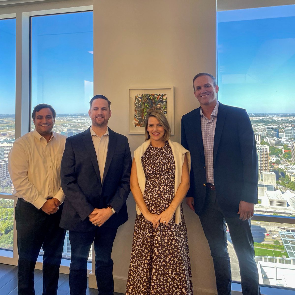 On Oct. 22, #GTDallas hosted a Pro Bono Appreciation Luncheon, celebrating the incredible impact our team has made in service to our community throughout the year. 

📸 Pictured: Mike Besser, Jeremy Wallace, Zoe Grisz and Chris Dodrill. 

#GTProbono #ProbonoWeek #GTGives