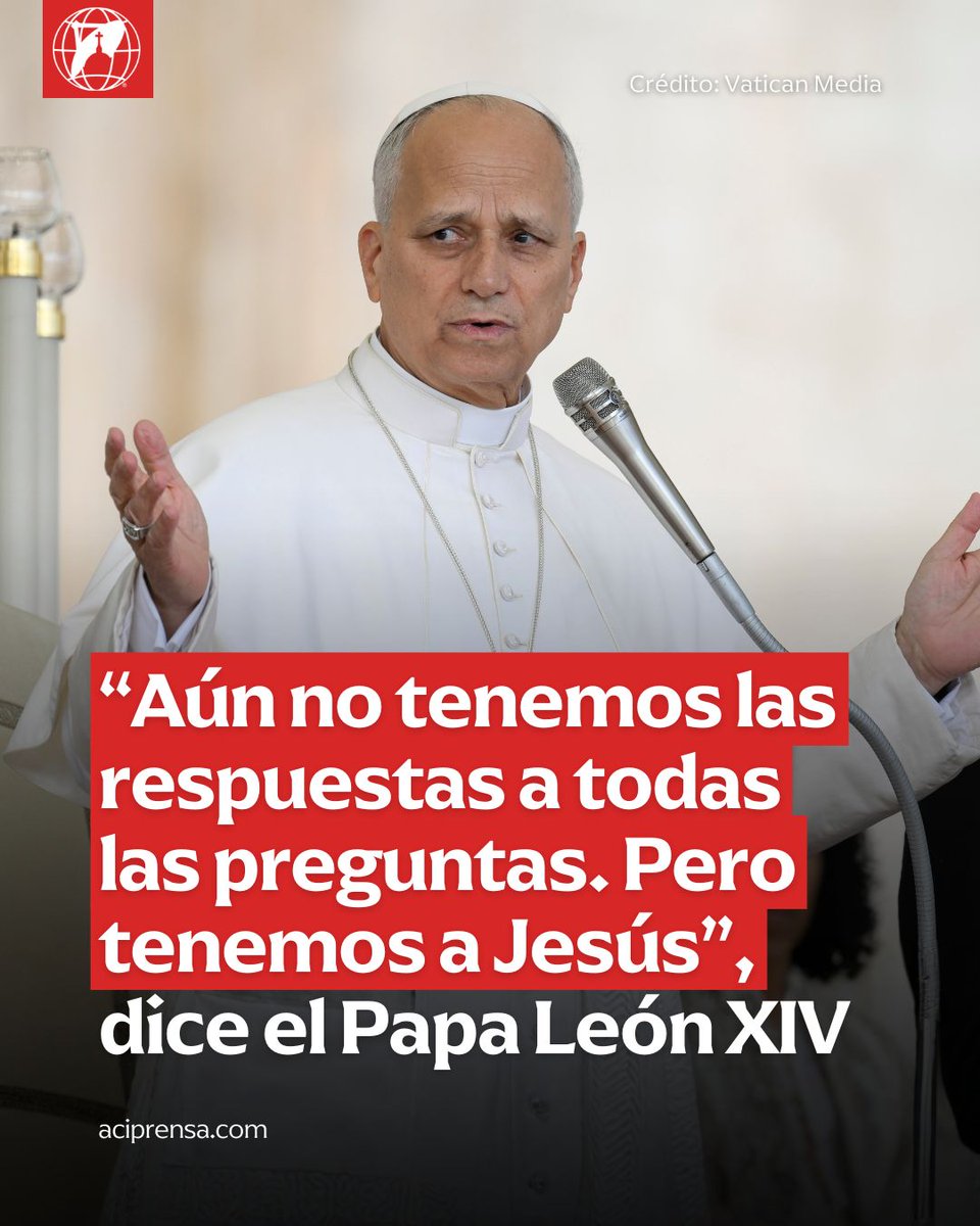 Durante la audiencia jubilar de este sábado, en la que el Papa León XIV se encontró con miles de peregrinos y fieles en la Plaza de San Pedro, les aseguró que la Iglesia aún no tiene “las respuestas a todas las preguntas”, sino que camina a la luz de Jesús, aprendiendo y