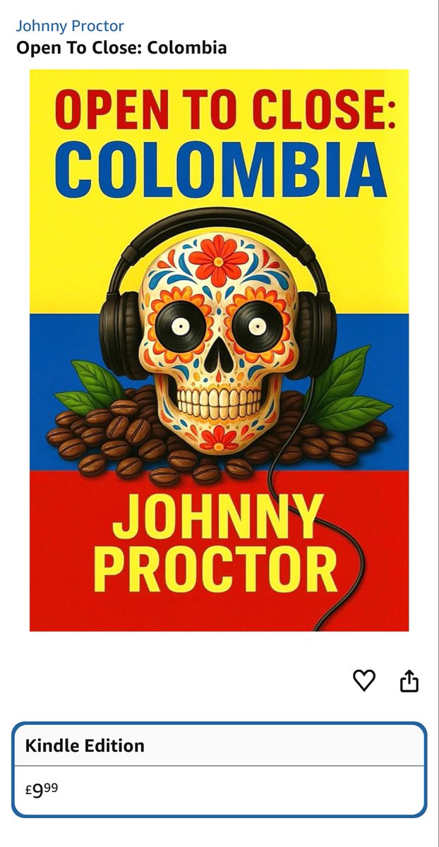 johnnypproctor's tweet image. Open To Close: Colombia 🇨🇴 

Book 2 of Stevie ‘Zico’ Duncan’s open to close tour of Latin America 🇲🇽🇨🇴🇦🇷🇵🇪🇧🇷

Pre sale for paperback opens this Monday ⏰

Kindle pre sale now open.