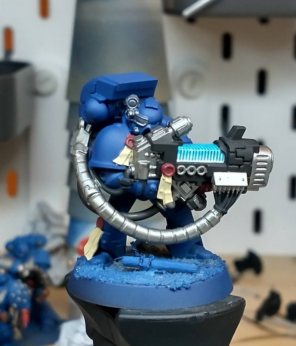 Getting a decent hang of some plasma as I work on my Devastator squad. Would do OSL, but ech, gotta take some brave pills then.