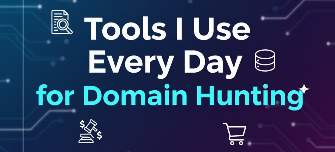 ridouane_ai's tweet image. My daily #DomainHunting toolkit 🛠️:
I rely on a mix of expired domain scrapers, auction tools, and robust research platforms. They save hours and uncover hidden gems! 💎 What are your go-to tools? 👇
#domaininvesting #domainflipping #digitalassets #tools