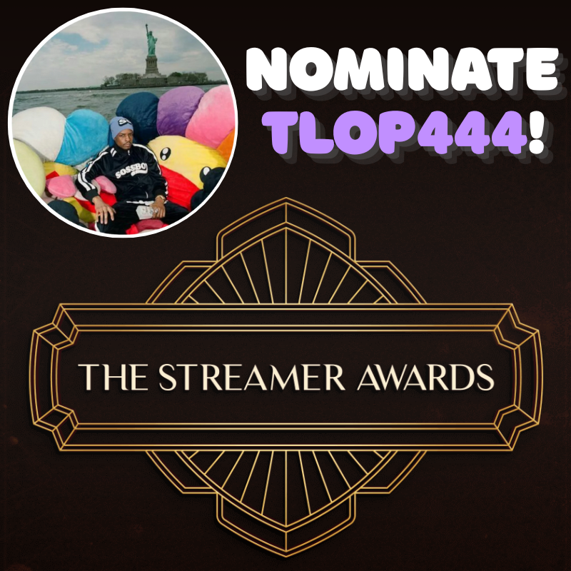 tlop444clips's tweet image. Nominate tlop444 for the Hidden Gem Streamer Award!