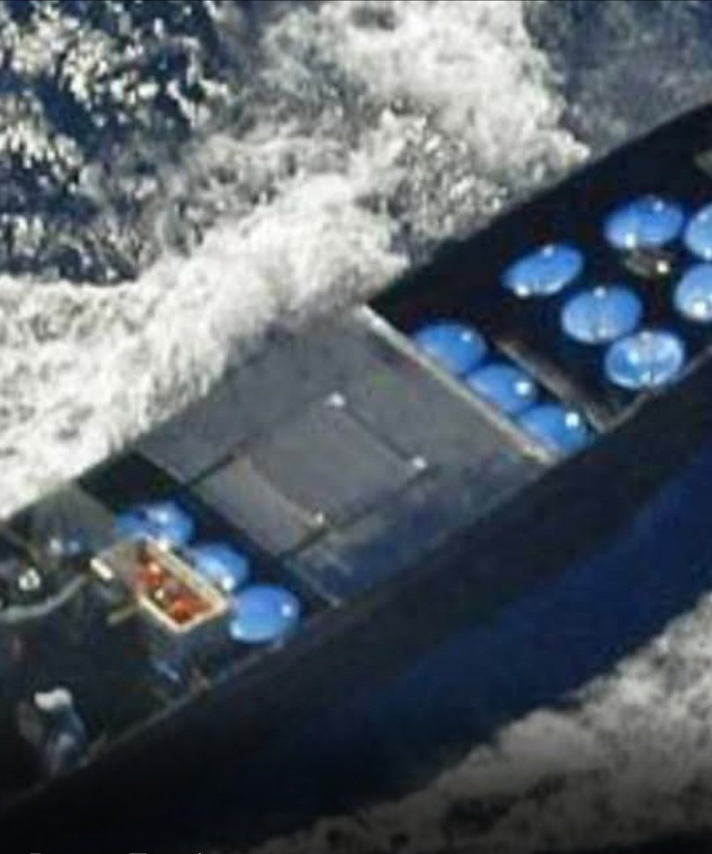 Here's a close up pic of the Venezuelan boat that was blown up.  Some people are crying saying "the U.S. is intervening again".  <a href="/RepLuna/">Rep. Anna Paulina Luna</a> <a href="/blackhawkce457/">J 🎙️</a> <a href="/RepNancyMace/">Rep. Nancy Mace</a> <a href="/ByronDonalds/">Byron Donalds</a> <a href="/bluesky/">Bluesky</a> <a href="/elonmusk/">Elon Musk</a> <a href="/realDonaldTrump/">Donald J. Trump</a>