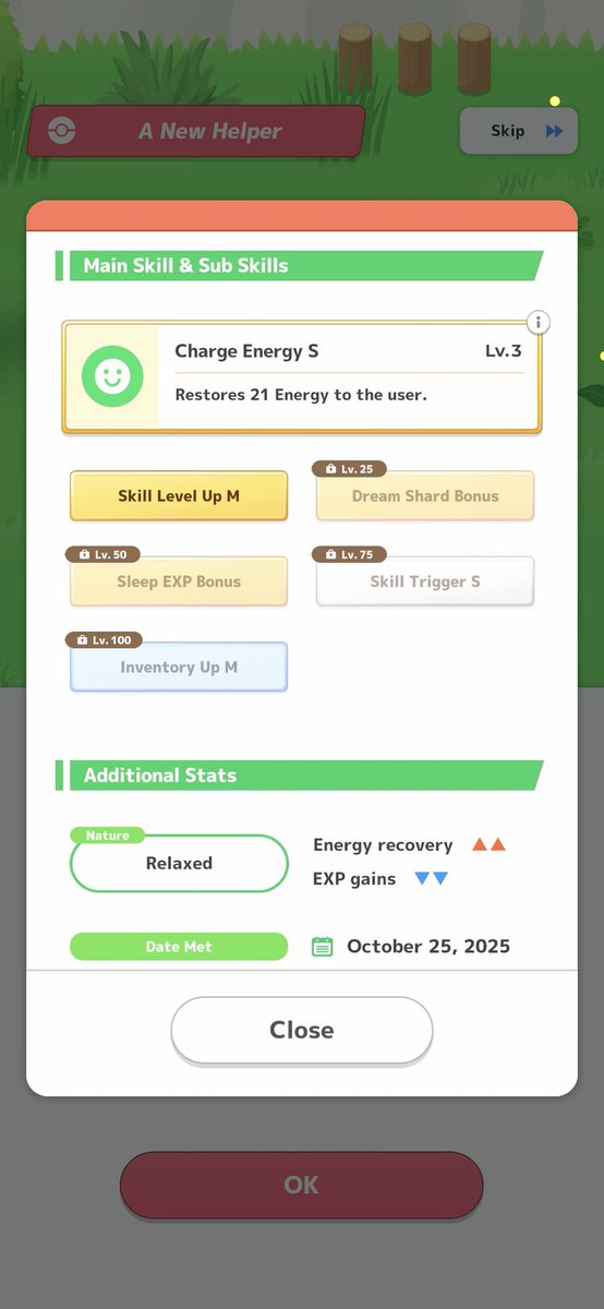 Slept in a bit longer than I would've liked, but I was rewarded with a shiny rat and 3 gold skills!
I guess sleeping in is a good thing! 😎✨️
#PokemonSleep