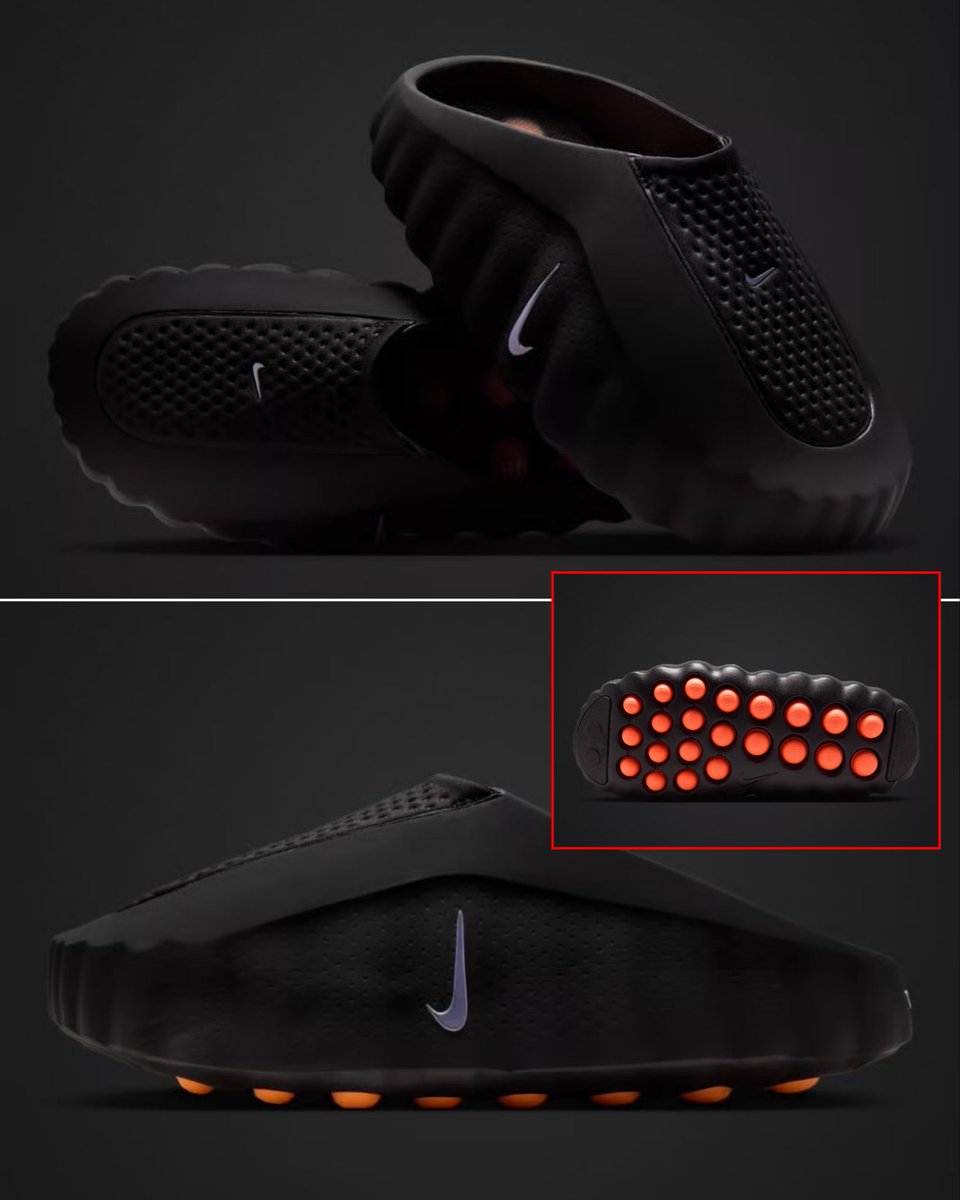 mymixtapez's tweet photo. Nike’s new $95 Mind 001 slides use neuroscience to help you stay calm. They’re set to drop in January. 👀🔥 https://t.co/CXah9DLAeO