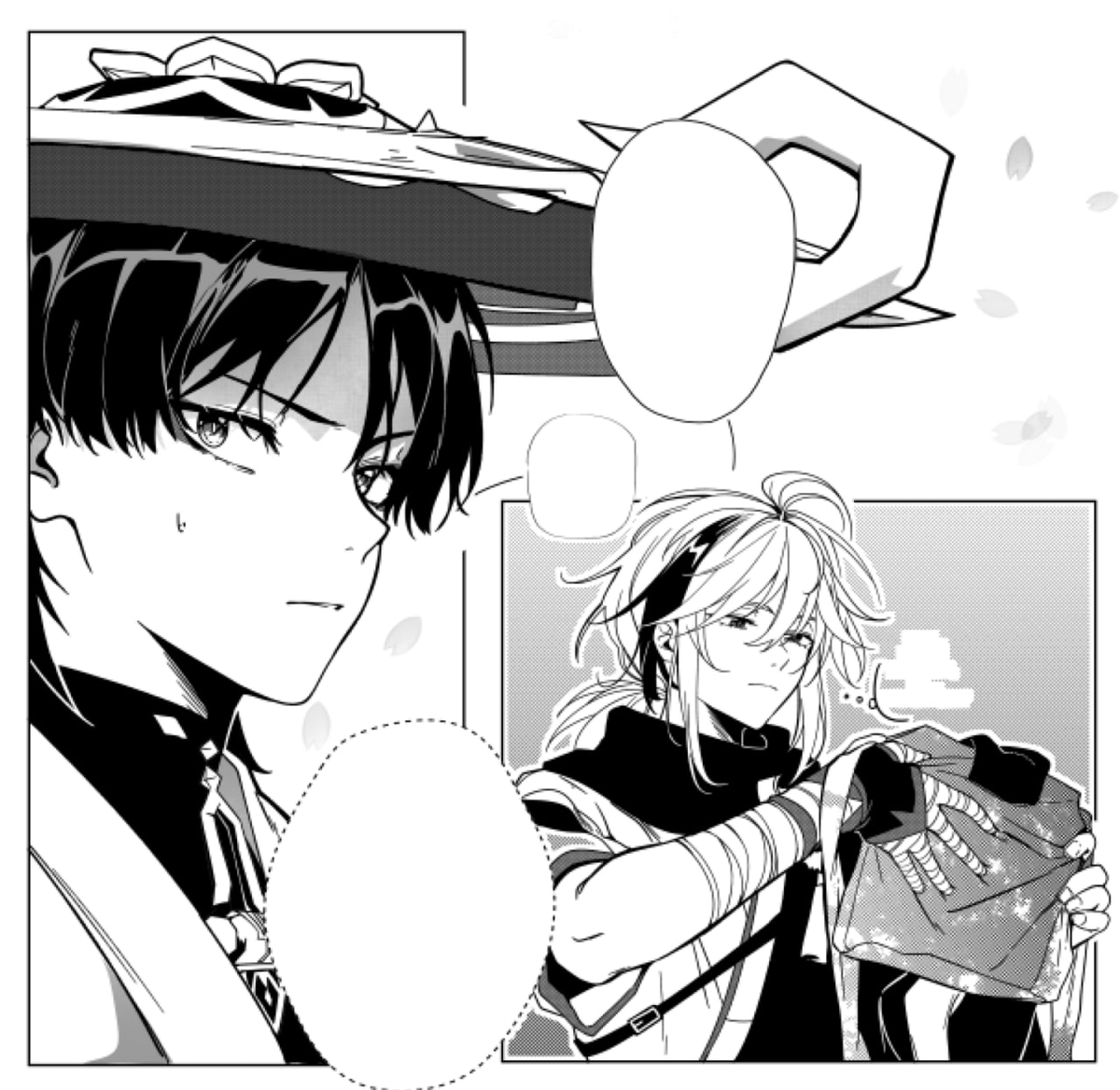 My condition is getting better and better. I’ve returned to working on chapter 2 of the manga!
#kazuscara #WIP