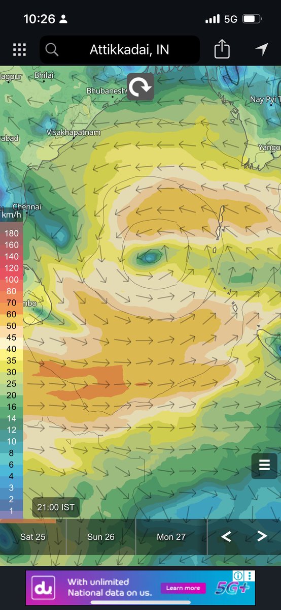 The_Storm_Man's tweet photo. Cyclone #montha getting perfect shape medium chance within 24 hours by JTWC #WeathUpdate #Cyclone #Alert #AndhraPradesh #94B https://t.co/XGeO6xjUfb
