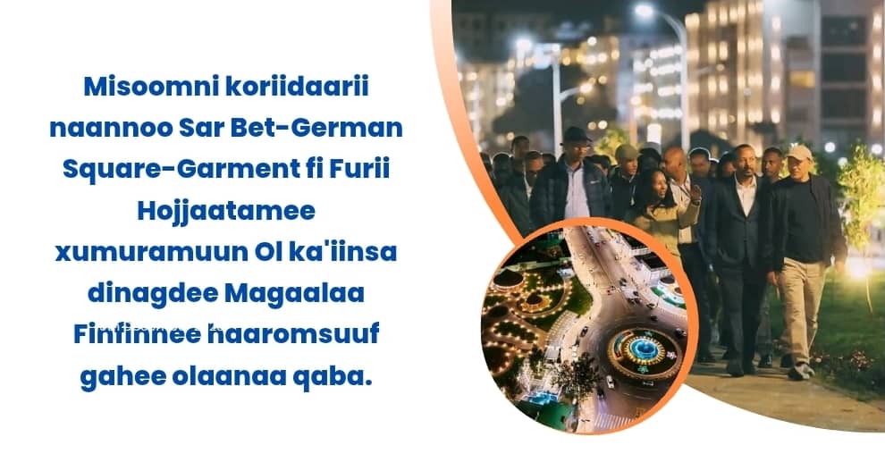 MollaMebrie's tweet photo. Misoomni koriidaarii naannoo Sar Bet-German Square-Garment fi Furii Hojjaatamee xumuramuun Ol ka'iinsa dinagdee Magaalaa Finfinnee haaromsuuf gahee olaanaa qaba. https://t.co/buHkn2tmNp