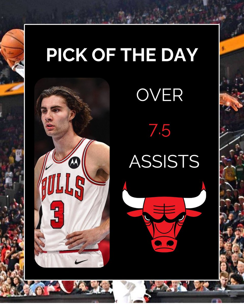 DailySharpPicks's tweet photo. 🏀 NBA Pick of the Day (10/25)

Josh Giddey - Over 7.5 Assists

#BullsNation https://t.co/CNmGaciIA0
