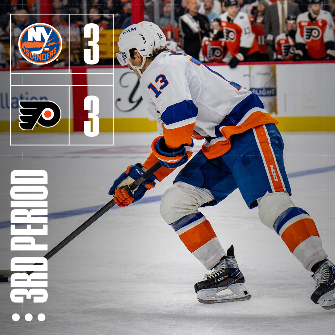 NYIslanders's tweet image. Heading to OT.