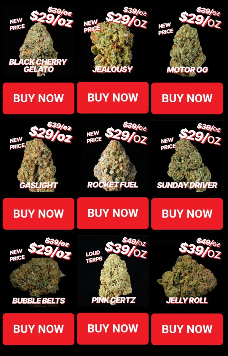 Mrrobot307's tweet image. 🔥 Premium louds, new low price 💨
$29/oz — Jealousy, Black Cherry Gelato, Rocket Fuel &amp;amp; more 🔥
Shop 👉 litfarms.com/Flower
Code MrRobot = 10% OFF
#LitFarms #420Community #StonerFam #WeedDeals #LoudPacks #GasOnly #StayLifted #JealousyStrain #GelatoGang #CannabisCulture