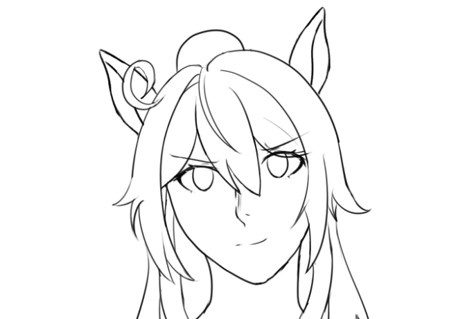 Equinox_Halo's tweet photo. Uma kiana in progress https://t.co/B7wYovkmMe