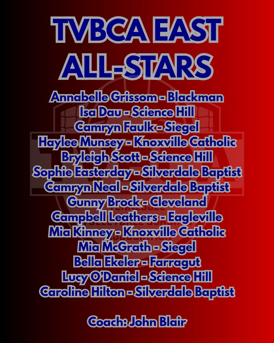 Tennessee Volleyball Coaches Association (TVBCA) tweet media