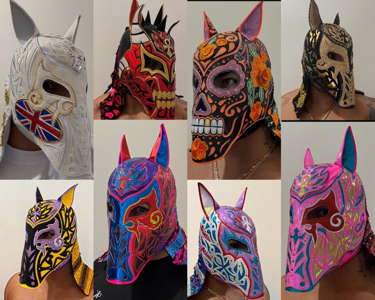 Who's rocking the best mask in wrestling today? 👀 
For me, it's got to be #CMLL's Esfinge - his mask game is unmatched!
<a href="/Esfinge_cmll/">esfingecmll</a> 💯
Comment below 👇🏼