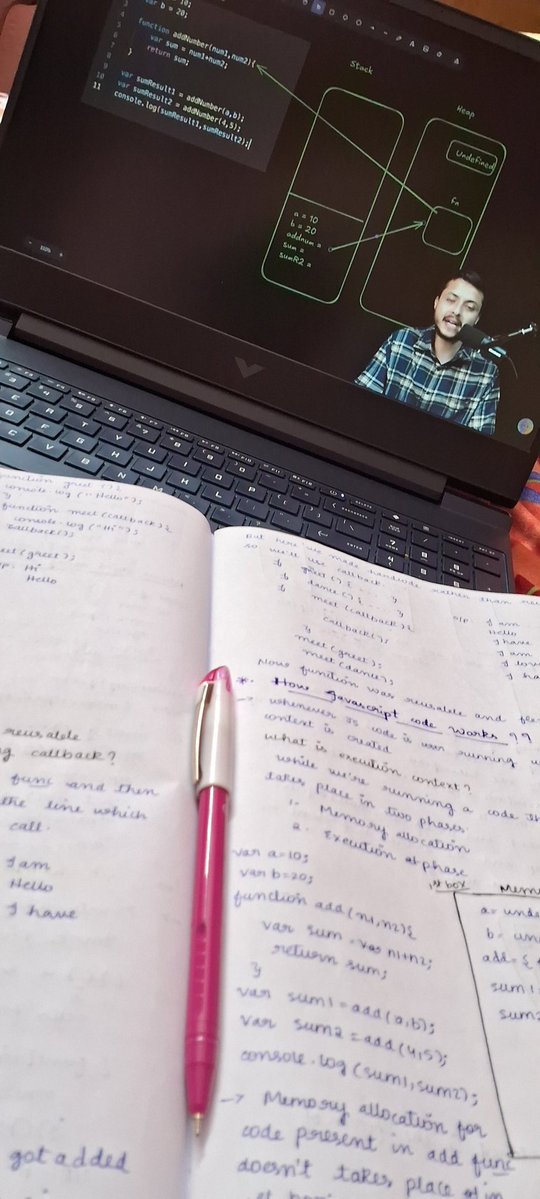 pragnya_balla's tweet image. #Day10 : Successfully completed day 10 lecture and understood how js code runs under the hood !
#mernstack #coderarmy #Javascript #learninpublic