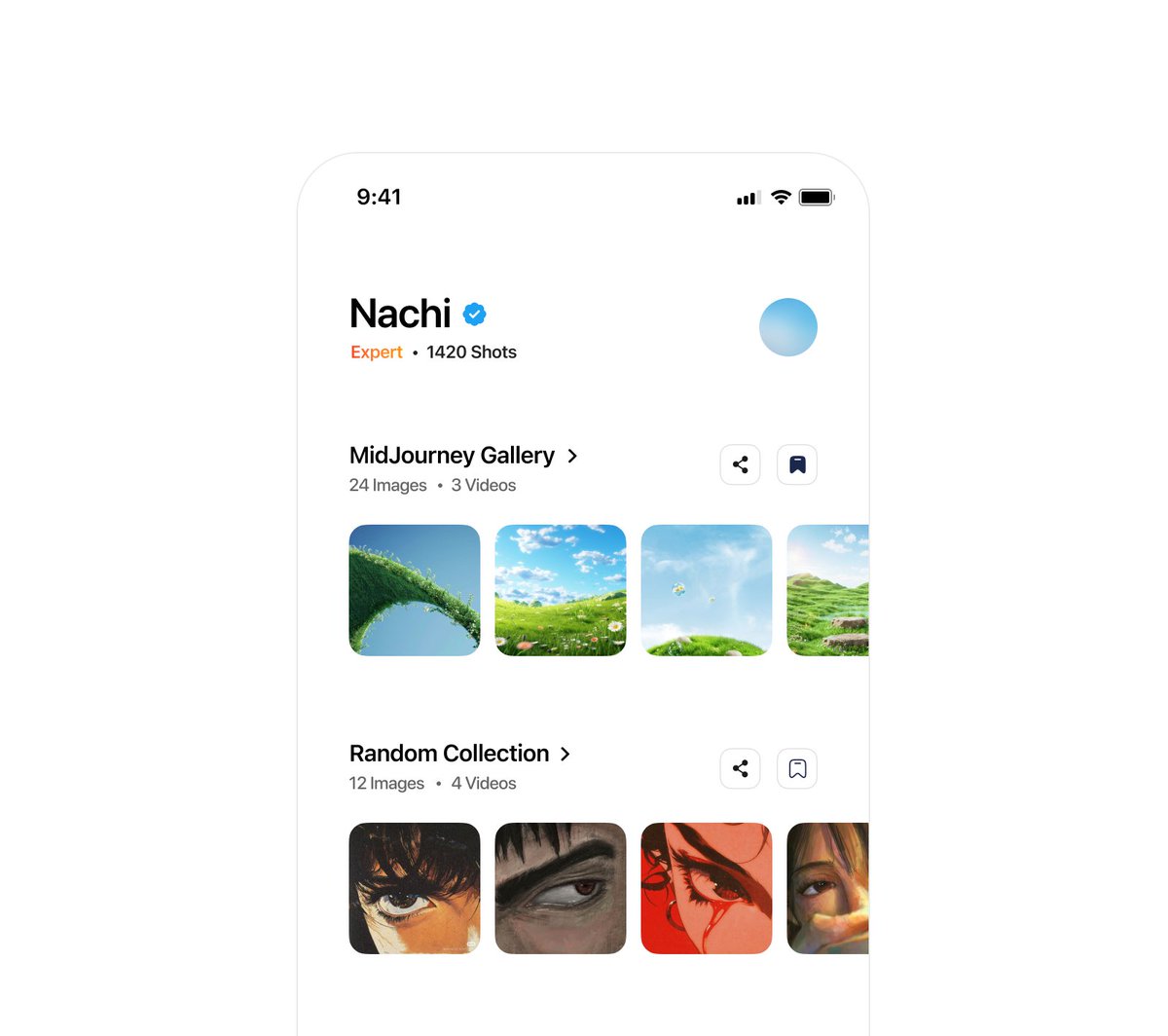 Mobile Gallery App - Design Approved.