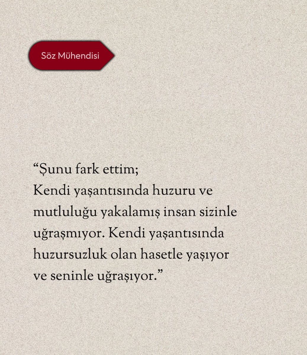 Çok haklı bir söz ;
