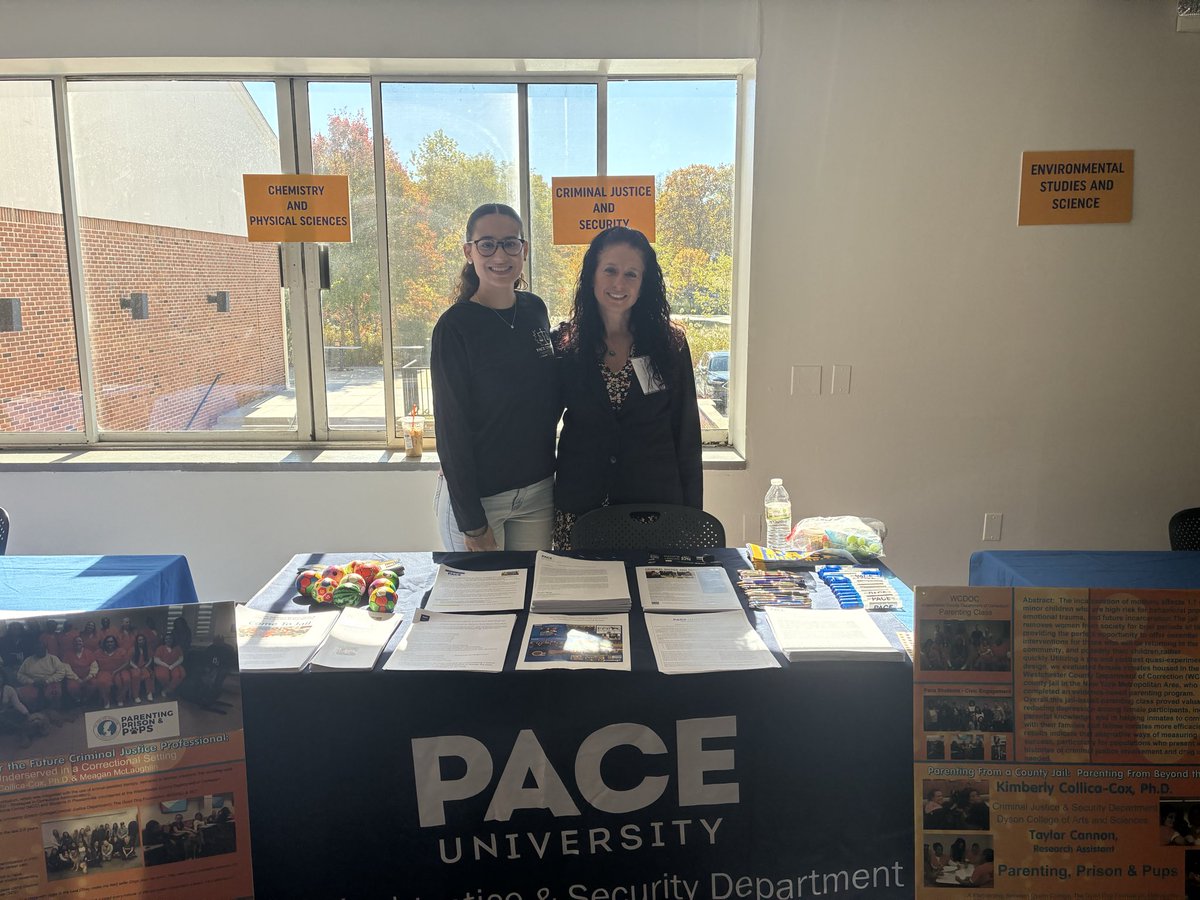 Pace University open house representing the Criminal
Justice Department with one of my best students, Emma Seijo! <a href="/PaceUniversity/">Pace University</a>  <a href="/DysonCollege/">Dyson College of Arts and Sciences</a>