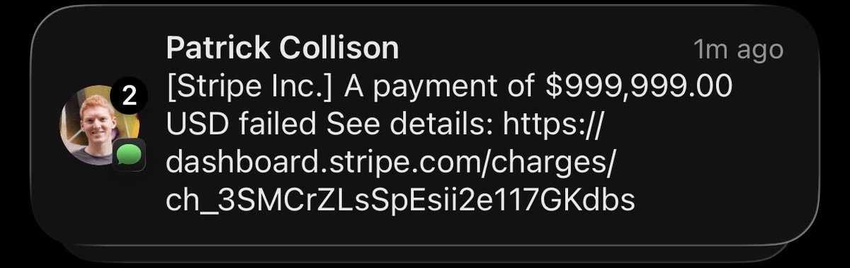 people keep trying to invest in us through stripe

is this pmf?