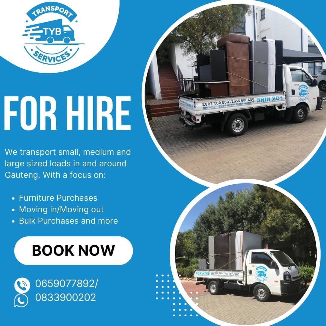 TYB_Transport's tweet image. FOR HIRE❗️❗️
✅ Reliable &amp;amp; Affordable  
✅ Stress-Free Moving Experience  
📞 Call us today for a FREE quote!  
💬 065-907 7892/083-390 0202😉
#MissSA2025 #OrlandoPirates #onceandalways #cafcl
