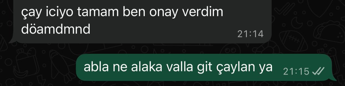 bacımın çay aşkı