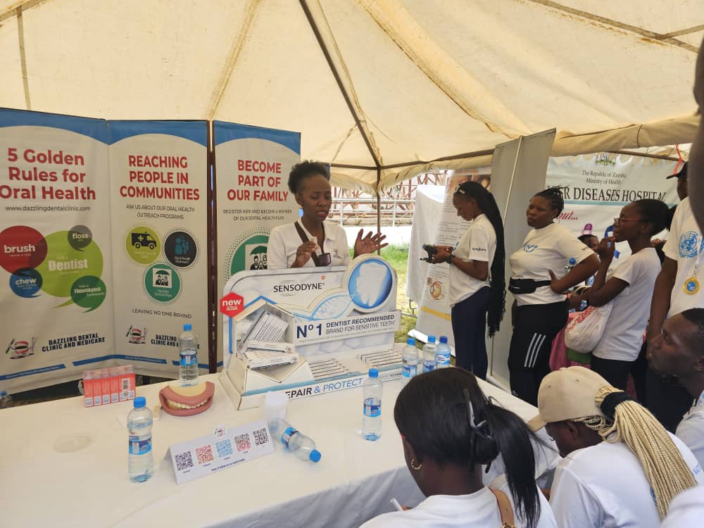 UNZambia's tweet photo. What a powerful day at the #RunForTheSDGs! From raising awareness to taking action, participants ran and walked in support of the #SDGs and #UN80Zambia — and accessed vital health services free of charge.
They also explored career opportunities at the UN Careers Fair. https://t.co/o5Xz16Qca4